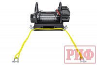 Лебёдка переносная РИФ 9000U c площадкой и проводами (стальной трос)