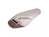 Мешок спальный Naturehike SnowBird, 220х85 см, XL (420G), (правый) (ТК: +7C), серый/коричневый