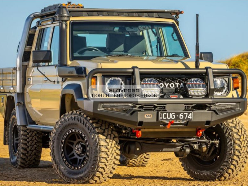 Бампер передний силовой ARB для Toyota Land Cruiser 76, 78, 79 с 2024 года (3412760) Бампер передний силовой ARB для Toyota Land Cruiser 76, 78, 79 с 2024 года (3412760)