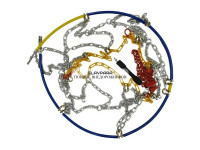 Цепи противоскольжения для легковых автомобилей KN060 комплект 2 шт