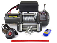 Лебедка электрическая 12V Electric Winch 6000lbs / 2722 кг стальной трос