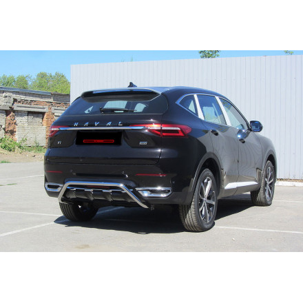 Защита заднего бампера d42 "Скоба" Haval F7 / Haval F7x