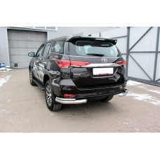 Уголки d76+d42 двойные Toyota Fortuner (2017)