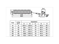 Светодиодная балка Aurora ALO-D6D1-50 500W