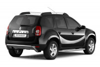 Защита порогов с алюминиевой площадкой диаметром 51 мм (НПС) Renault DUSTER с 2012