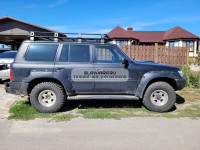 Силовые пороги листовые цельногнутые АМЗ для Nissan Patrol Y61