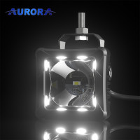 Светодиодная фара Aurora ALO-D3-2-P23-RGB с подсветкой 30W