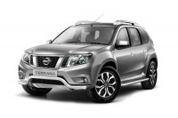 Защита переднего бампера "Волна" Ø63 мм (НПС) на Nissan Terrano с 2014