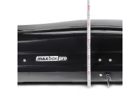 Автобокс MaxBox PRO 520 (большой) черный глянцевый (металлик) 196*80*43 см двустороннее открывание