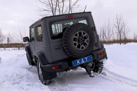 Задний силовой бампер со скрытой установкой лебедки KDT для Suzuki Jimny