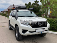 Пороги силовые STC для Toyota Land Cruiser Prado 150 цельная ступень (кроме Евро-6)