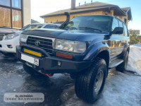 Бампер силовой передний STC Toyota Land Cruiser 80 с защитной дугой, под балку и птф