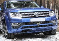 Кронштейн лебедки Rival в штатный бампер для Volkswagen Amarok 2010+