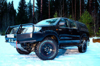 Силовые пороги АМЗ для Toyota Hilux 2005-2015