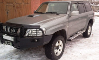 Силовые пороги OJ 05.310.01 для Nissan Patrol Y61 2004-2010